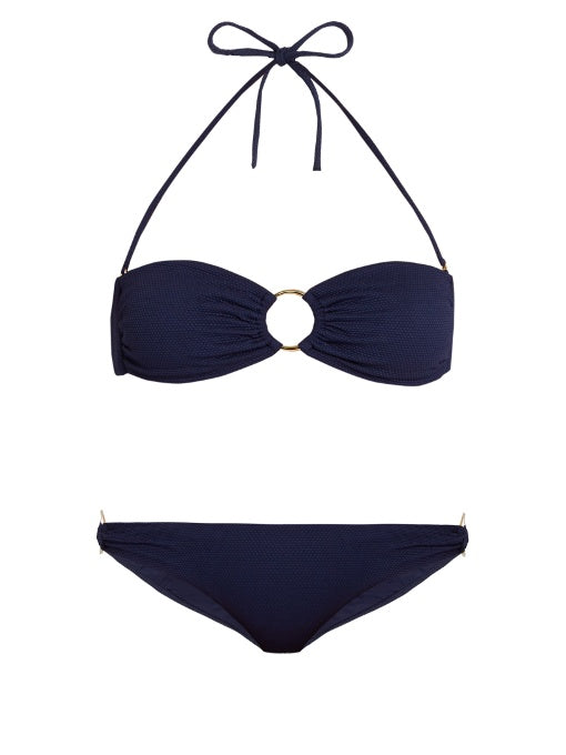 Evita Bikini Bottom in Navy