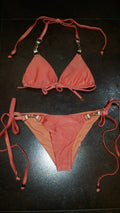 Rich Girl Bikini in Coral (EXCLUSIVE)