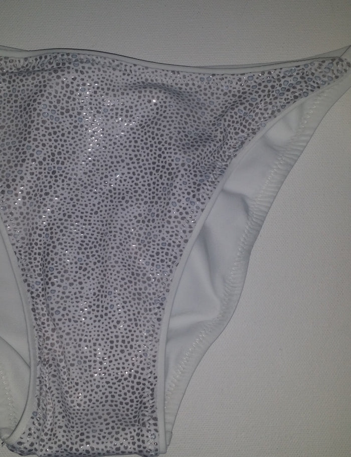 Cap D'Antibes  White Shagreen Reversible Bikini