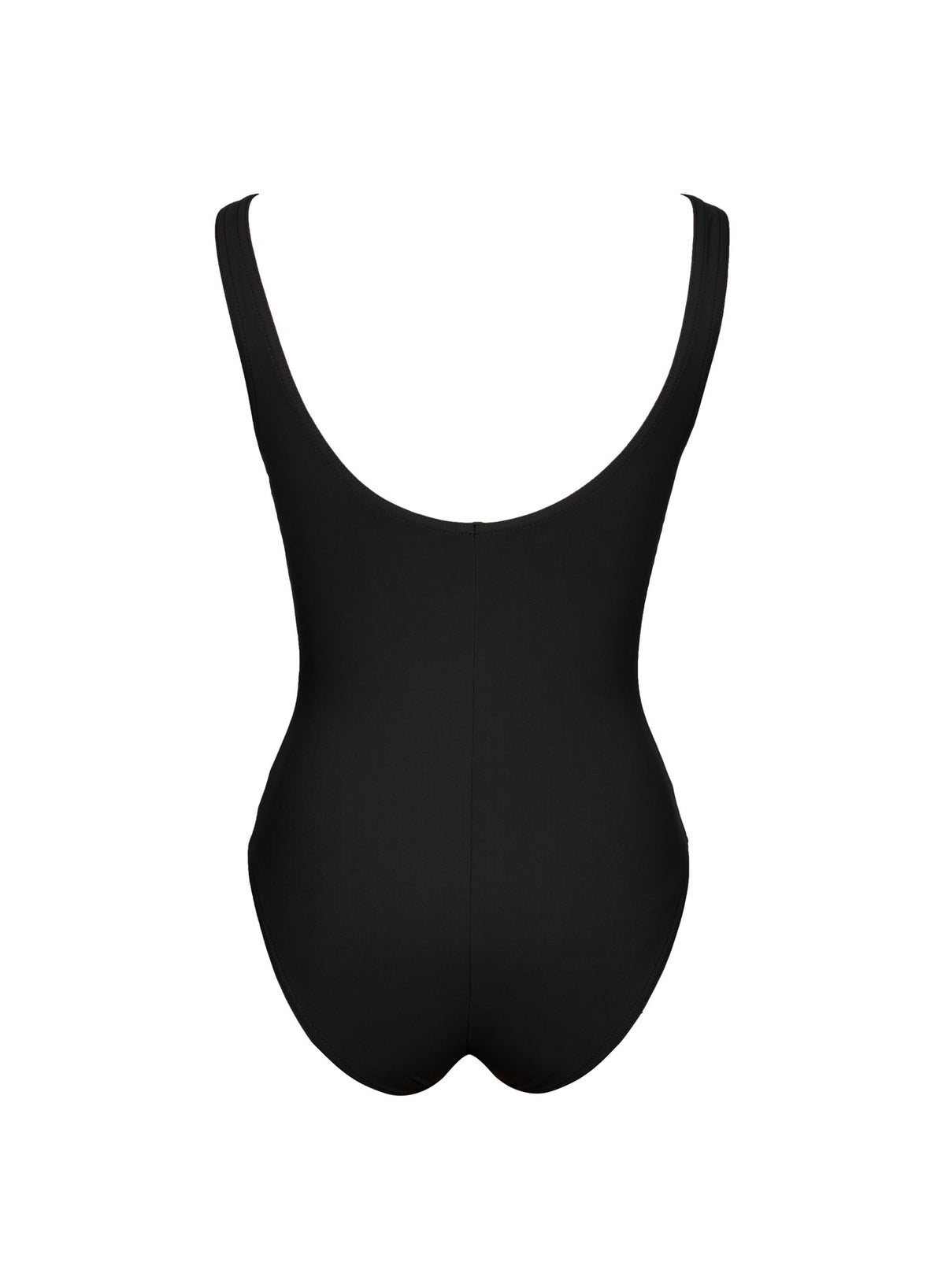 Ventura V-Neck Silent Underwire One-Piece in Black