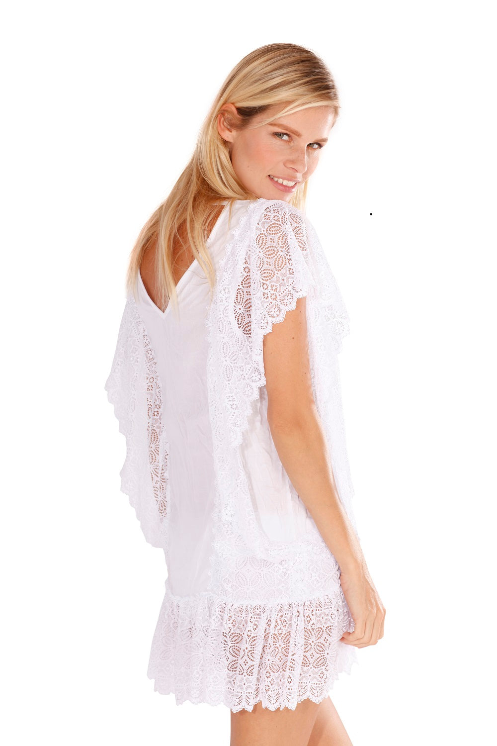 Antigua Beach Dress in White