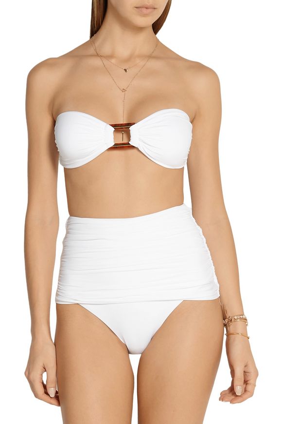 Antibes High Waisted Bottom in White