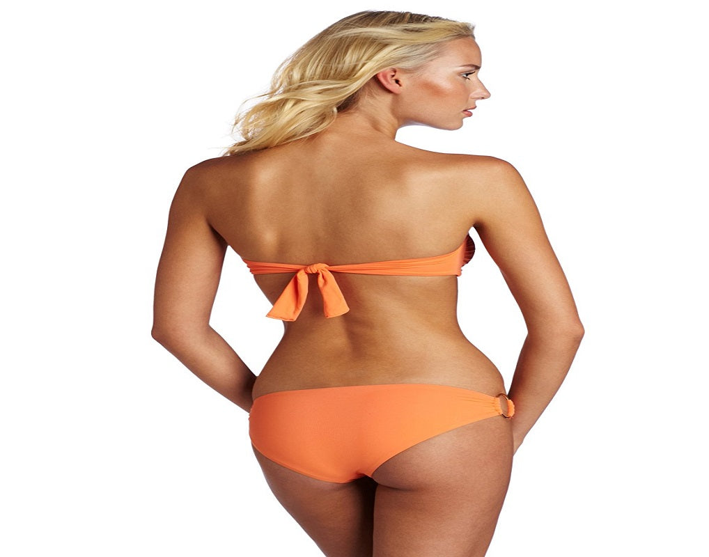 Evita Bandeau Top in Apricot