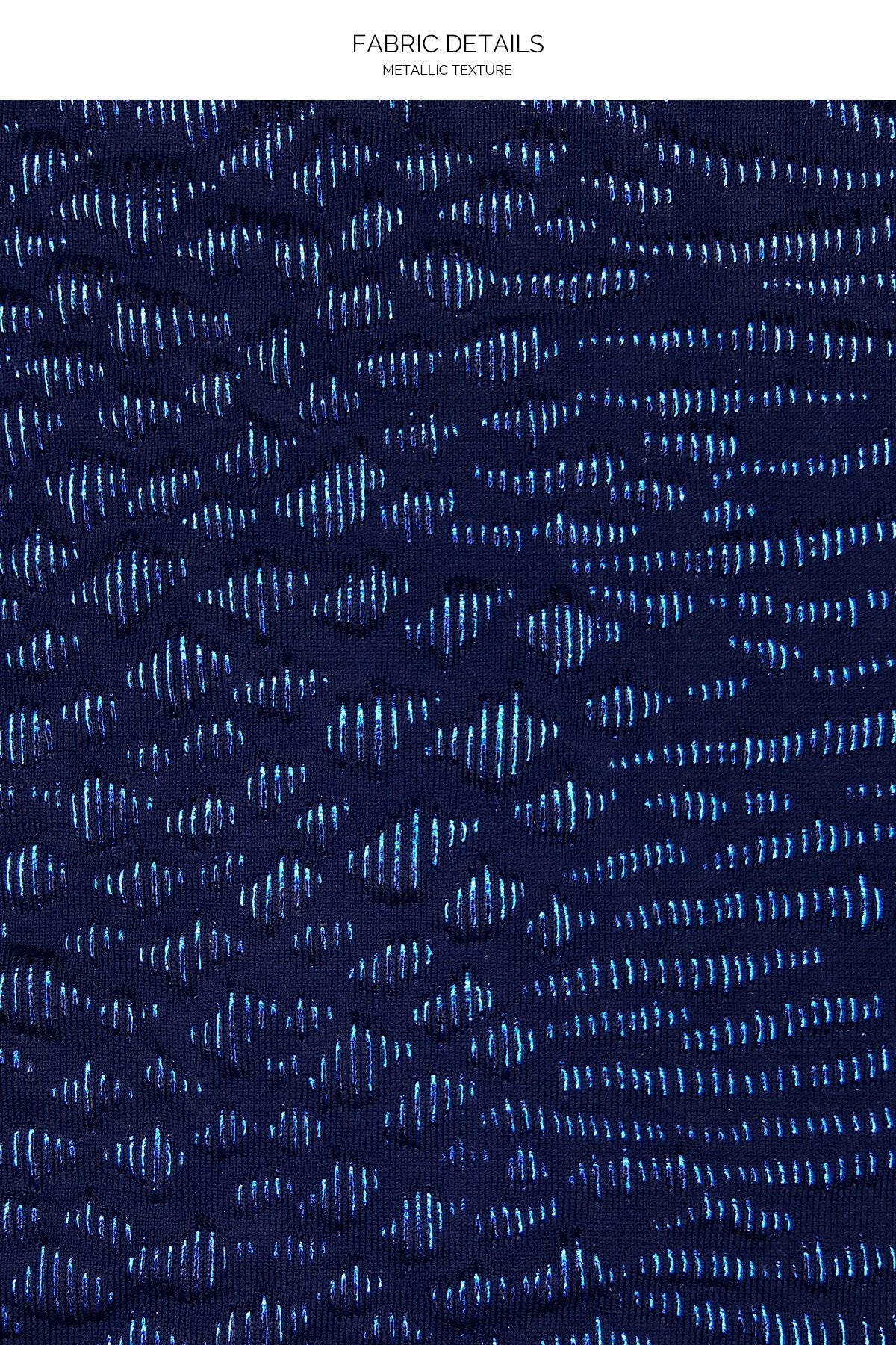 Wild Lux Seamless High Leg Bikini Bottom in Midnight Blue