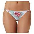Sand Rose Bikini Bottom in White Rose