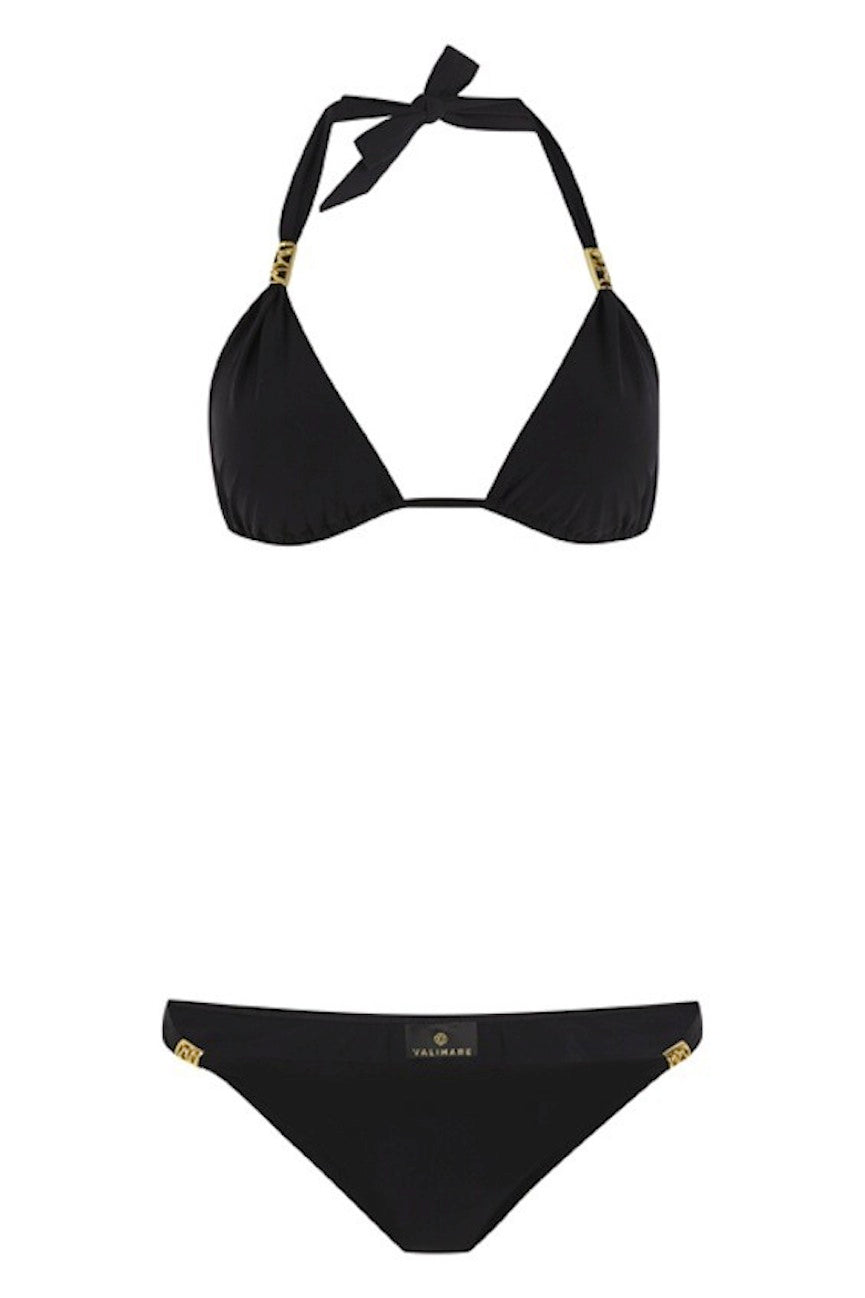 Como Triangle Bikini in Black