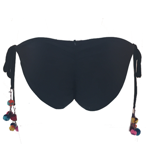 Cusco Tie Side Bottom in Black
