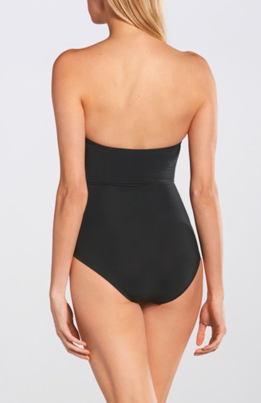 Heaven Strapless One Piece in Black