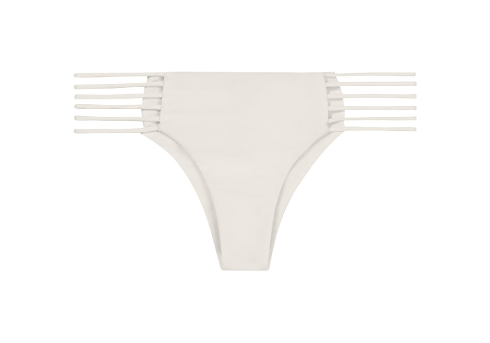 Kapalua Multi String Bikini Bottom in Foam White