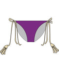 Almas Desnudas Moderate Tie Side Bikini Bottom in Vixen