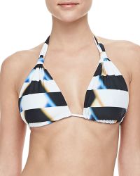 Adjustable Halter Bikini Top in Africa Palais