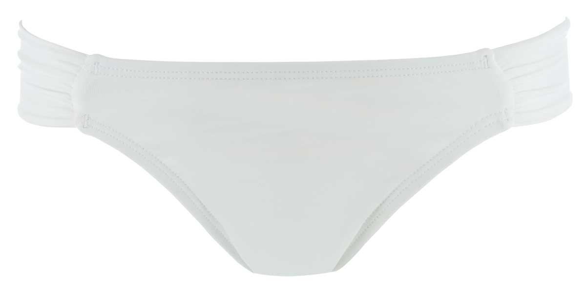 Foxy Tab Bikini Bottom in White