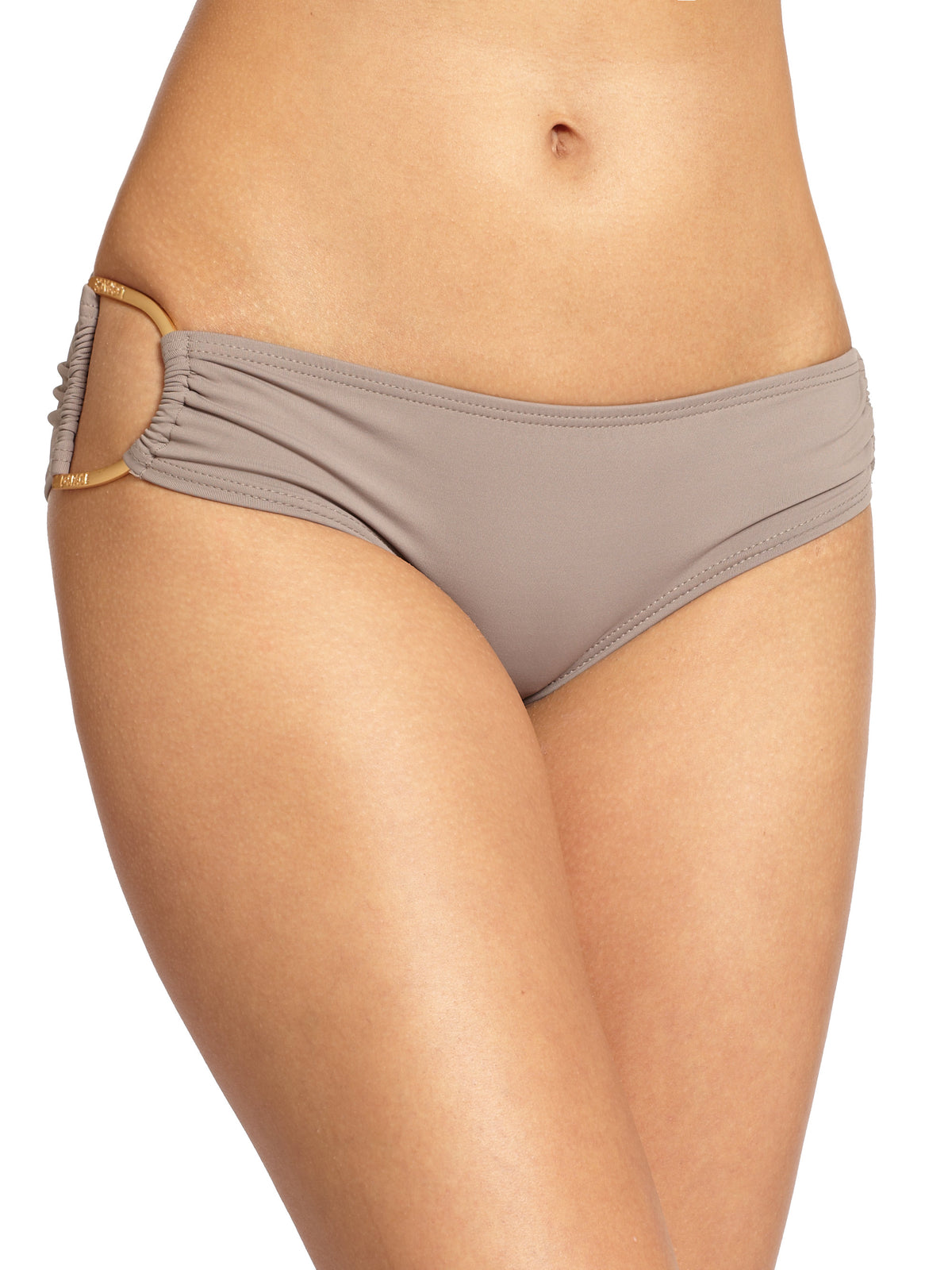 Diva Ring Bikini Bottom in Taupe