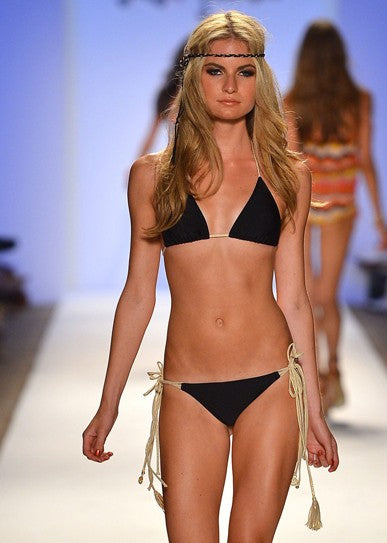 Almas Desnudas Moderate Tie Side Bikini Bottom in Vixen