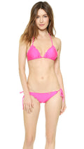 Cosita Buena Wavey Tie Side Bikini Bottom in Too Hot Miami