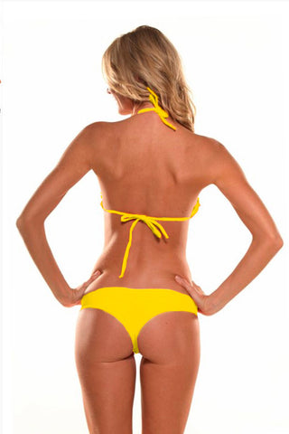 Signature Brazilian Bikini Bottom in Amber