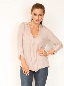 Military Blush Top