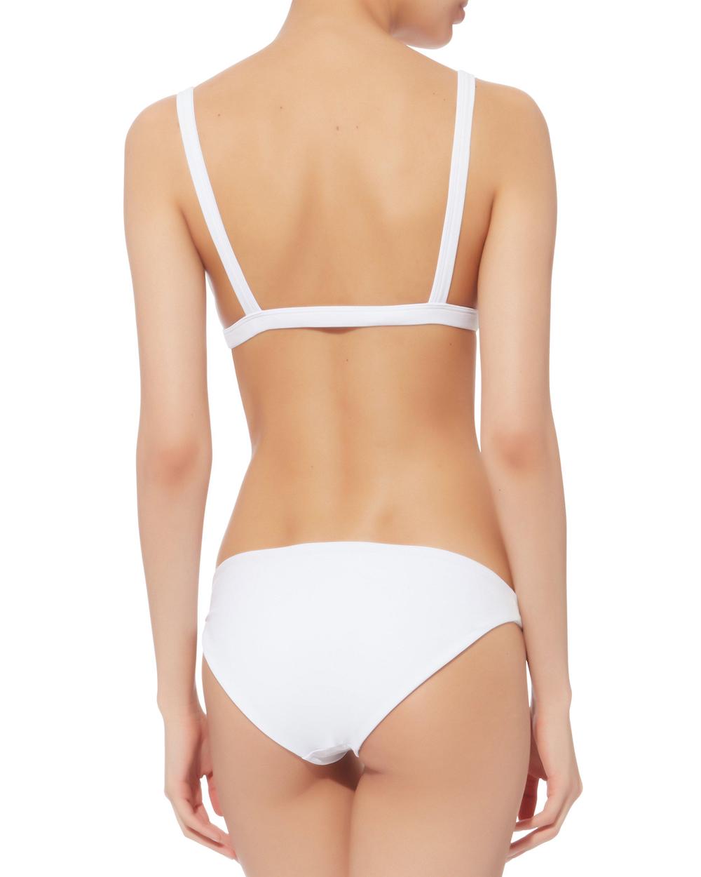 Zuma Basic Bikini Bottom in Foam White