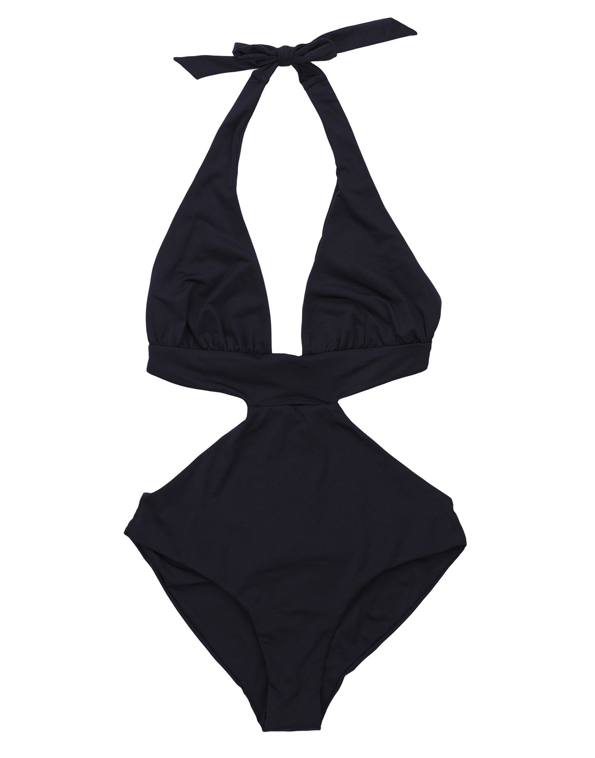 Nina One Piece Monokini in Black