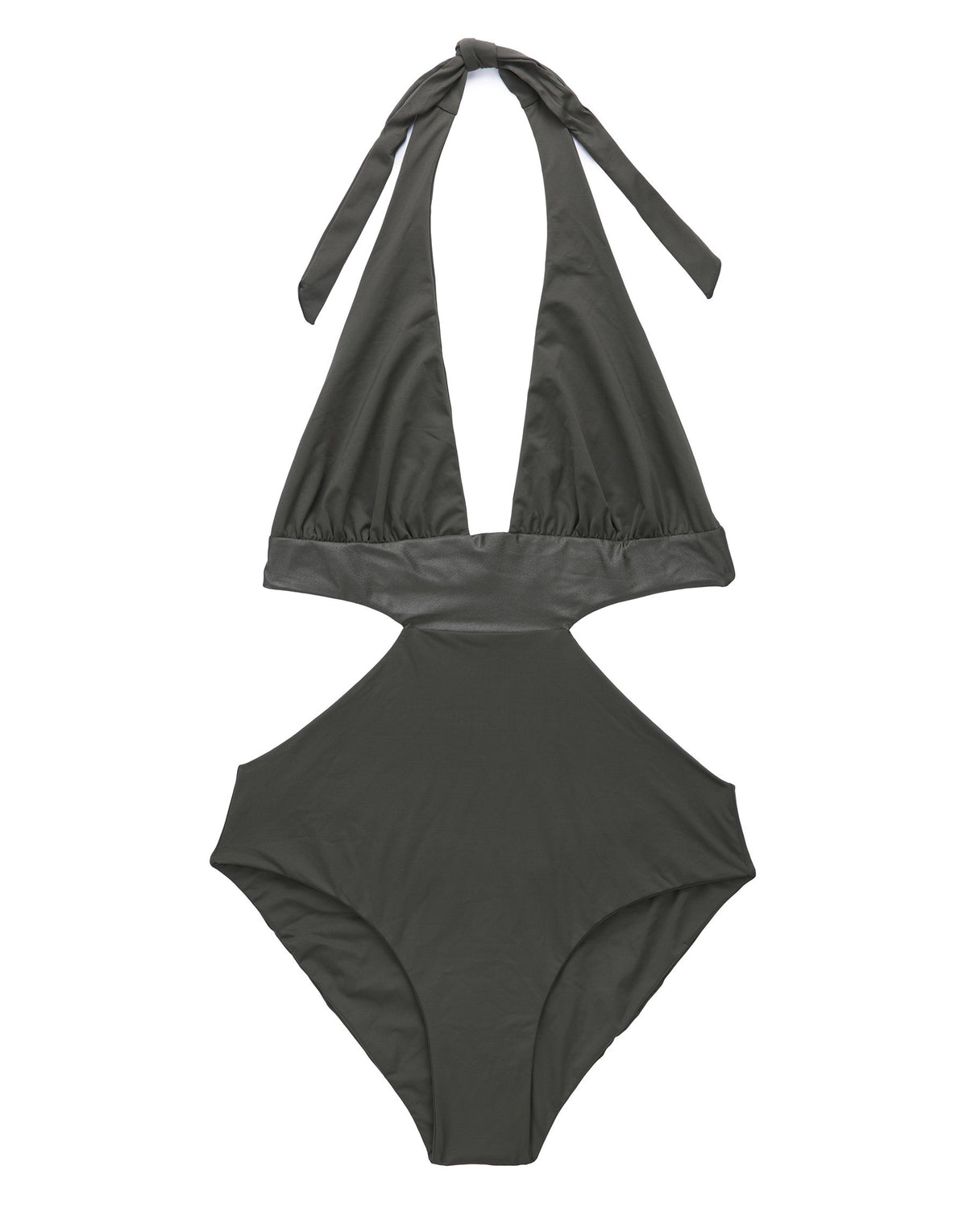 Nina One Piece Monokini in Hunter Green