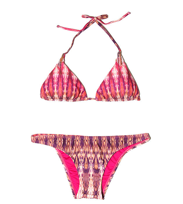 Bohemian Rhapsody Curvy Triangle Bikini Top