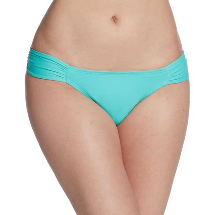 Foxy Tab Bikini Bottom in Tiffany Blue