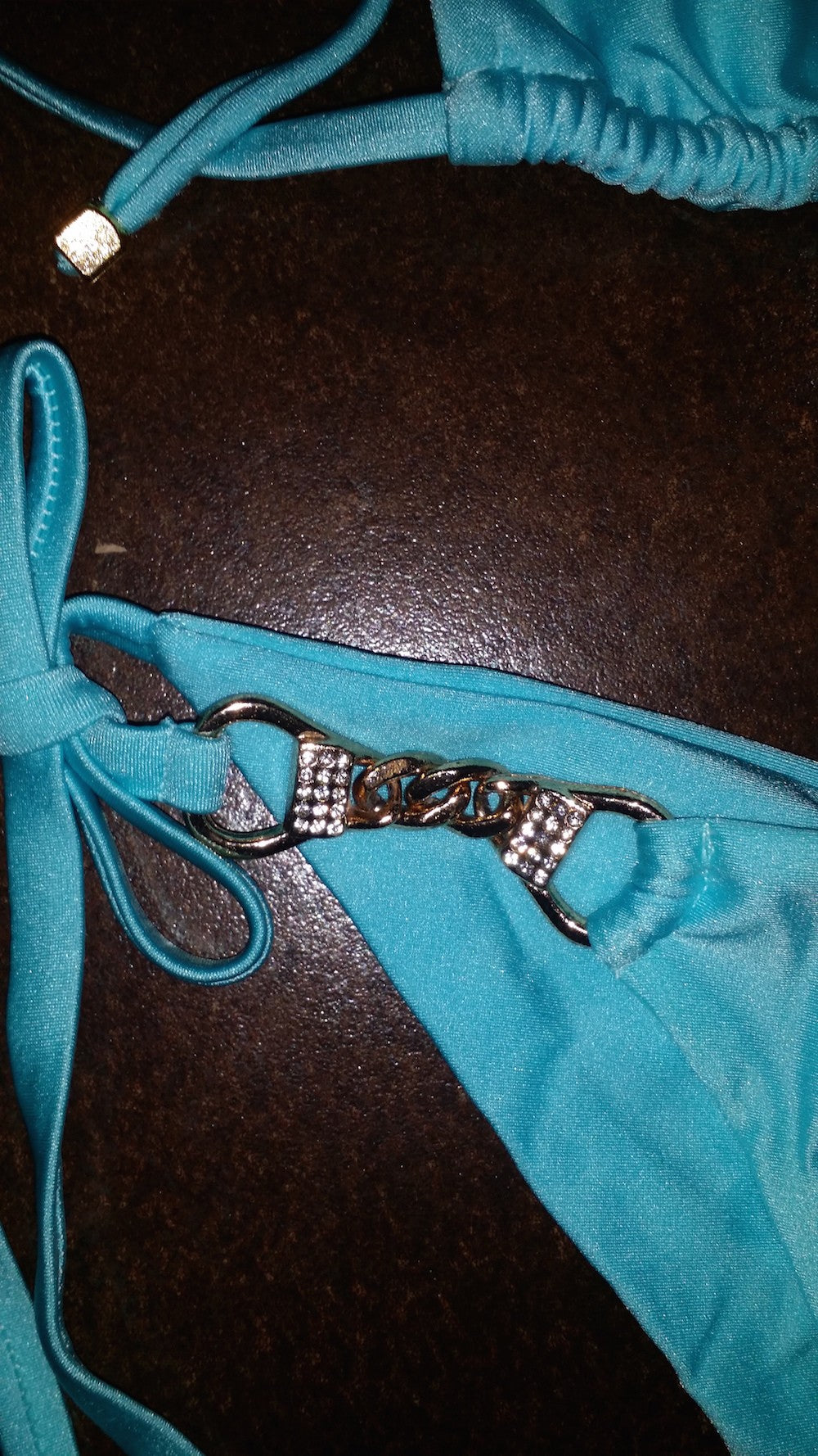 Rich Girl Bikini in Aqua (EXCLUSIVE)