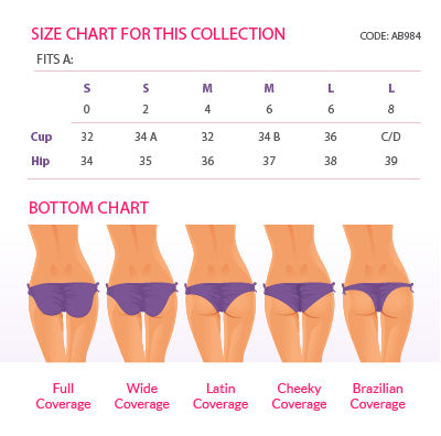 Rose Bule Clement Molded Push-Up Underwire Bikini