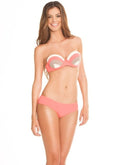 Rose Bule Clement Molded Push-Up Underwire Bikini