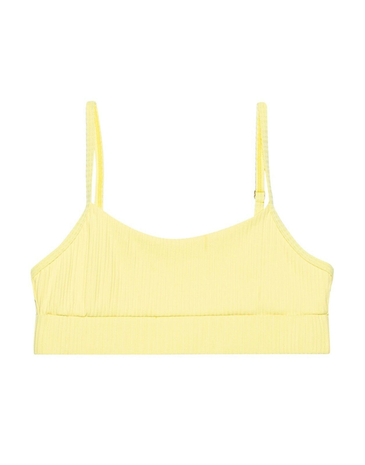 Emerson Bralette Bikini Top in Lemon