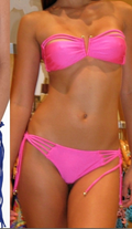 Muy Caliente Bandeau Top in Too Hot Pink