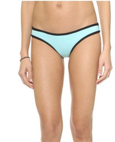 Neoprene Bandeau Bikini in Mint