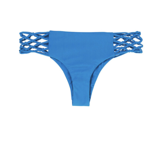 Rockies Crochet Bikini Bottom in Pacific