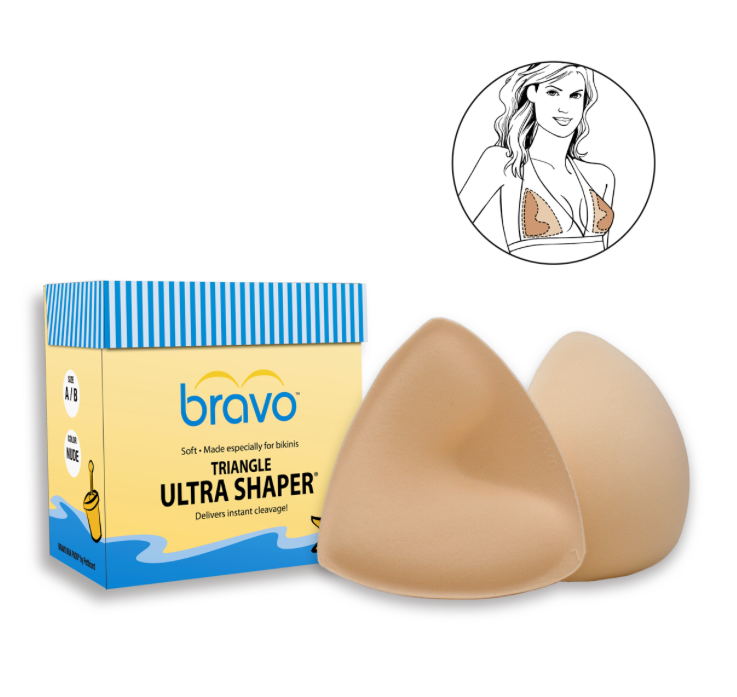 Triangle Ultra Shaper Bravo Pads in Nude