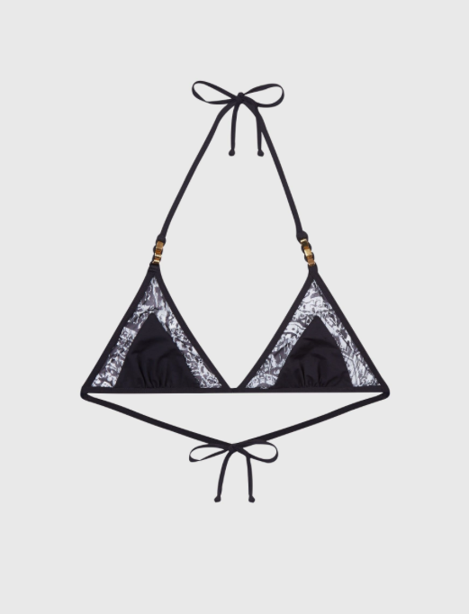 Usara Triangle Top in Black Multi