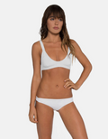 Coco Halter Top in White by Tavik Swimwear