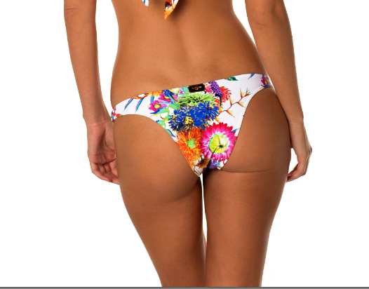 Calcinha Chain Detail Skimpy Bottom in Tropical