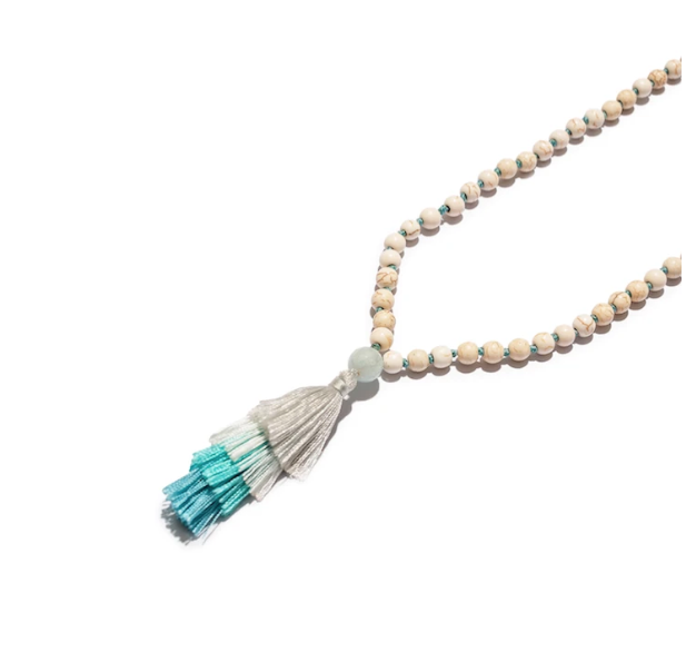 Senza Necklace in Aqua