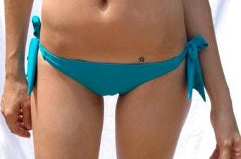 Viv Tie Side Bottom in Turquoise