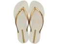 Wave Essence Flip Flop in Beige / Gold