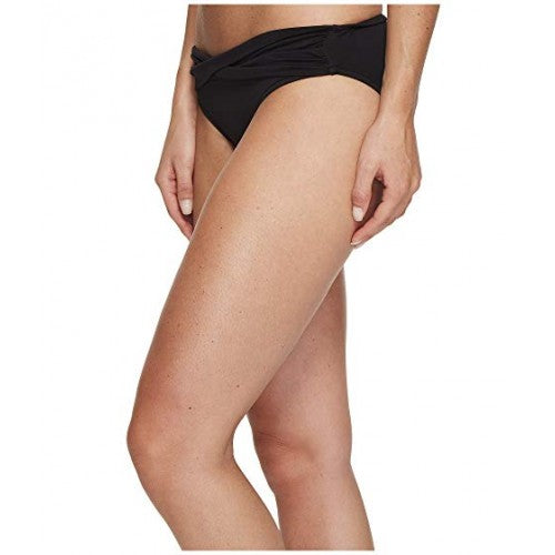 Goddess Twist Band Mini Hipster Bikini Bottom in Black