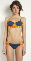 Mara Hoffman Beaded Hipster Bikini Bottom in Indigo