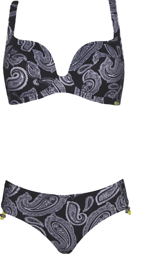 Paisley Dande Molded Underwire Bikini Top